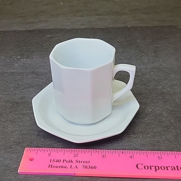 Just Desserts Porcelain Teapot by MSRF NEW Celestial Seasoning ,1 cup & saucer - Picture 8 of 10